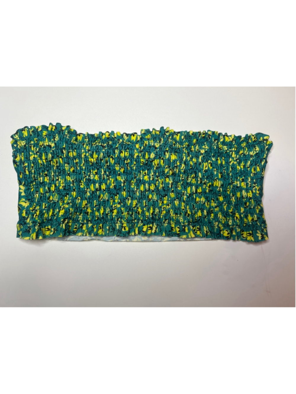 Women's Out From Under Green Yellow Floral Bandeau S
